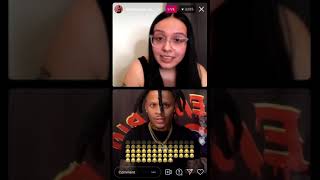 Saedemario goes on ig live with freaky latina