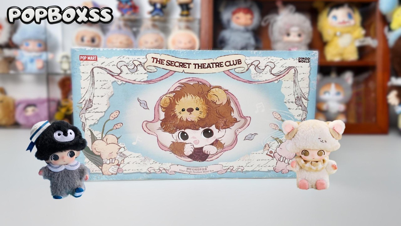 Unboxing DIMOO The Secret Theatre Club Series - Vinyl Plush