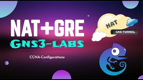 NAT GRE OSPF HSRP CCNP/CCNA configuration on GNS3