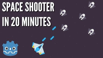 How To Make a Space Shooter in 20 Minutes (Godot Engine)
