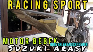 MOTORCYCLE MODIFIED REAR BODY CBR250RR #review #modification #fairing