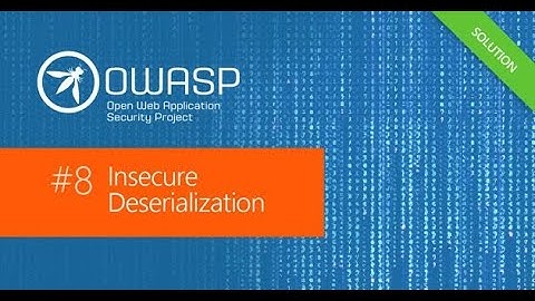Owasp top 10 - Insecure Deserialization | Theory | Part - 8.1 | tryhackme | Crifoxul