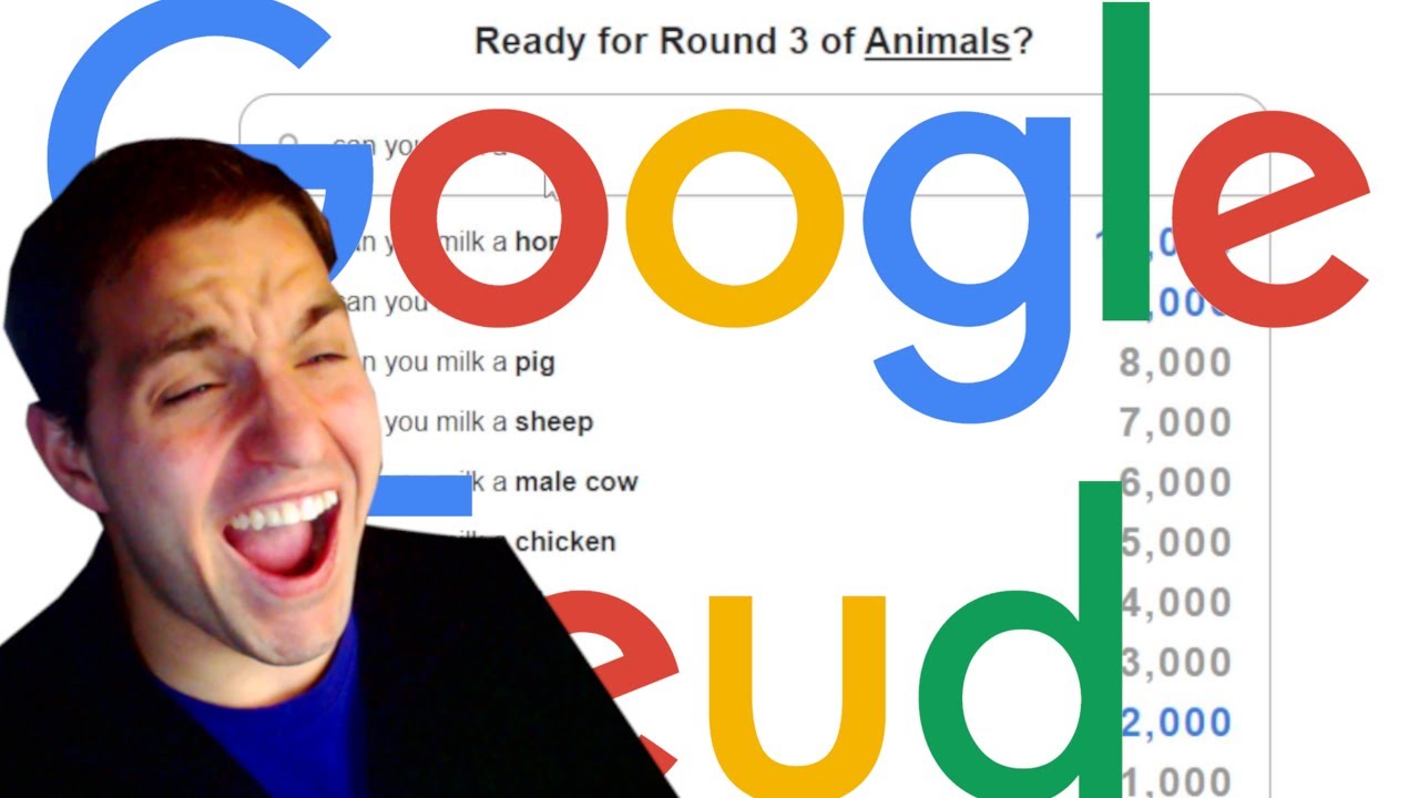 One of the Funniest Games Ever: Google Feud #Games #FamilyFeud