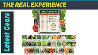 Open Seed Vault 15,000 Heirloom Seeds: HUGE Survival Kit!