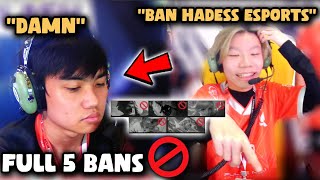 WHEN RSG SG TRIED TO BAN HADESS' HEROES IN THE FINAL GAME...😮