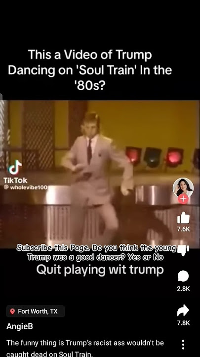 Back in the day, a young Donald Trump appeared on Soul Train, showcasing his amazing dancing skills.