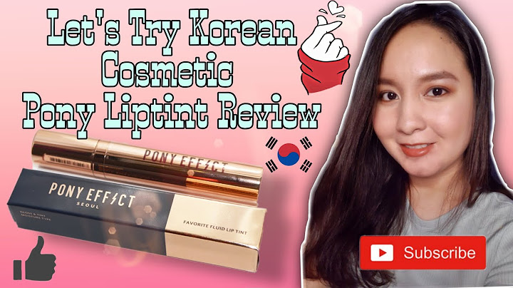 Pony effect fluid lip tint review