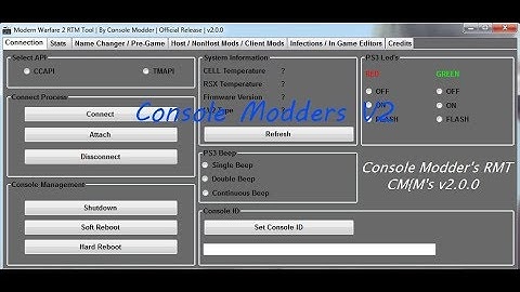 CONSOLE MODDERS MW2 *PS3* RTM TOOL V2