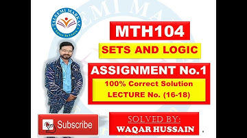 MTH104 Assignment no 1 solution by taleemi markaz