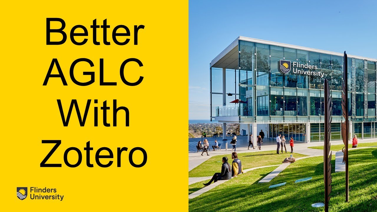 Better AGLC With Zotero