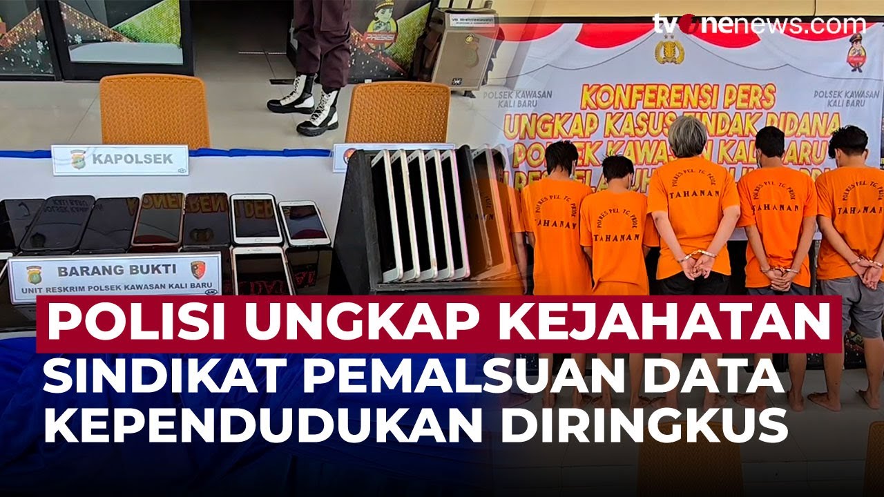 Terungkap! Sindikat Kejahatan Manipulasi Data Kependudukan Dibongkar Polisi | OneNews Update