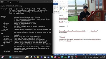 Tugas 2 Jaringan Komputer Universitas Terbuka: Tutorial Perintah Dasar Command Prompt