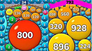 PUFF UP (Voodoo) Addition Number 2048 Blob! Satisfying ASMR Math Games screenshot 4