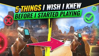 5 Things I WISH I KNEW Before I Started Playing APEX LEGENDS!