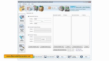 free inventory barcode label labels generator softwware generate retail bar code tags stickers rolls