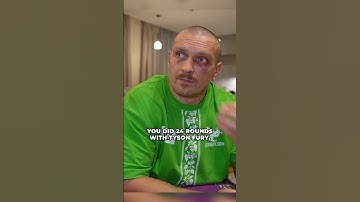 USYK REVEALS WINNER OF TYSON FURY vs ANTHONY JOSHUA