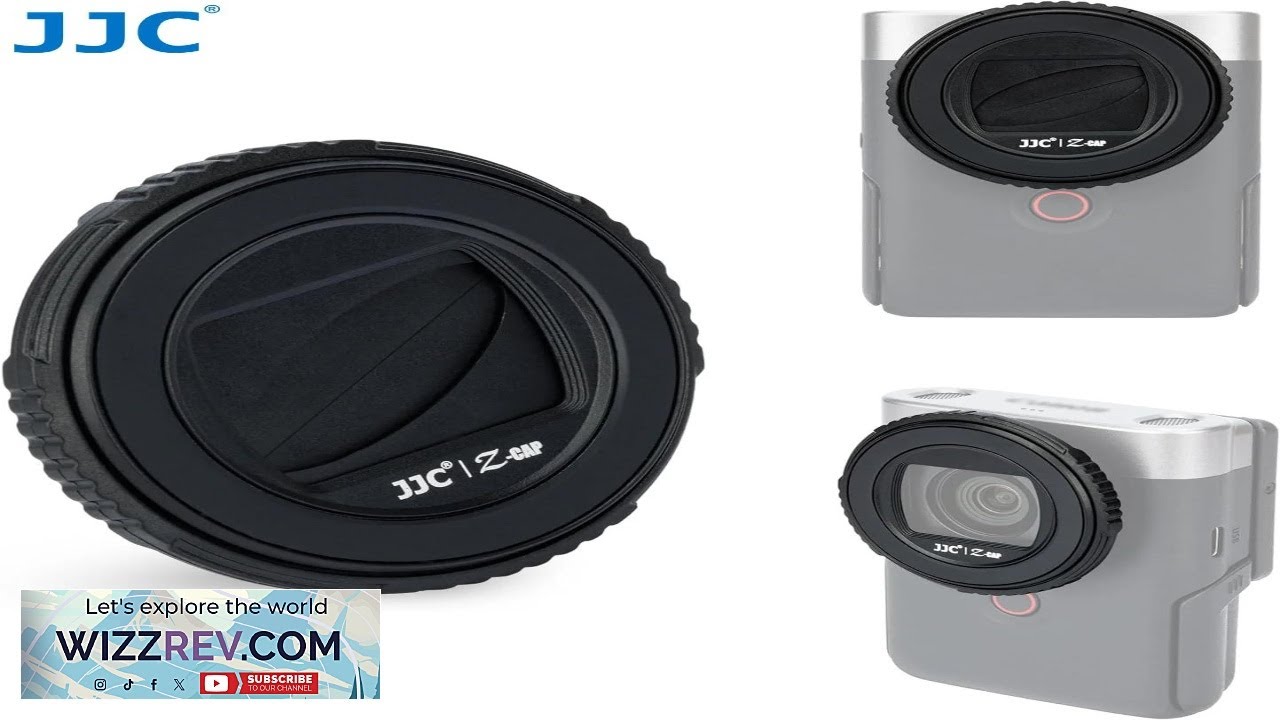JJC Camera Lens Cap Cover for Canon PowerShot V10 Vlog Camera Rotating