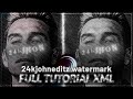 @24KJHONEDITZ Watermark Animation Tutorial On Alight Motion | (+ Preset XML)