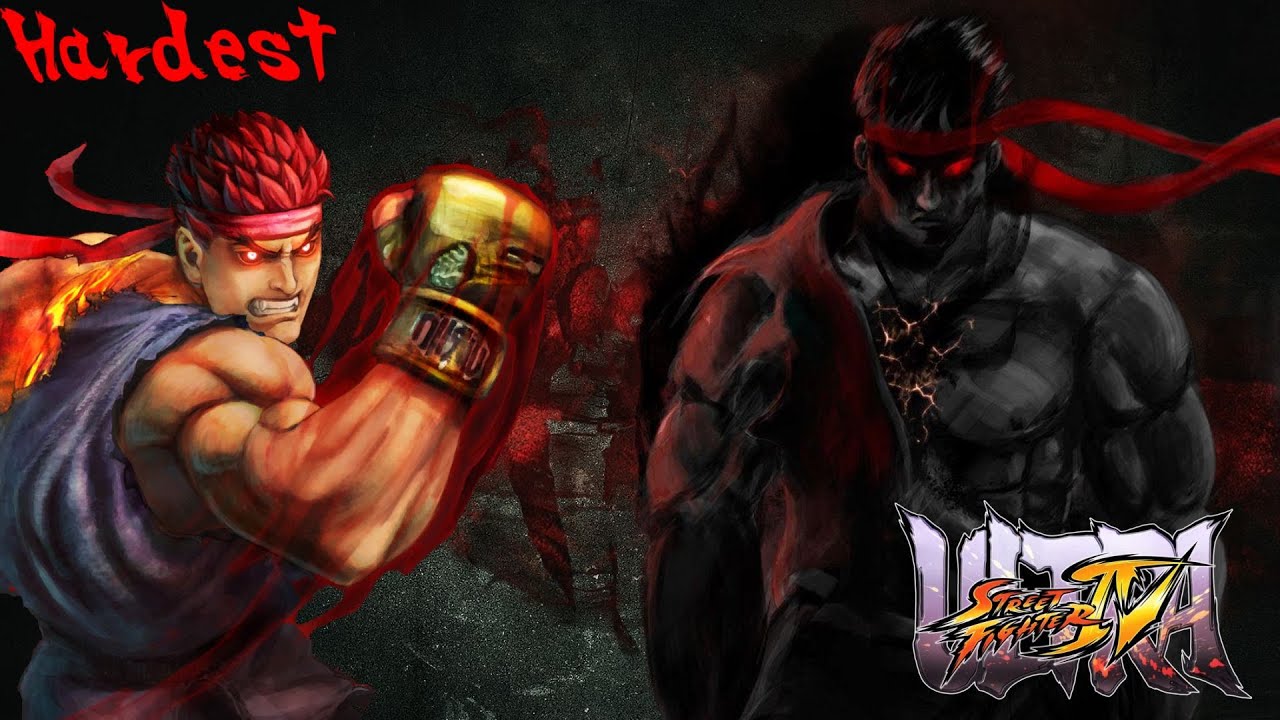 Usf4 Ryu USF4 Evil Ryu Hardest Arcade - YouTube