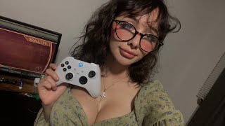 ASMR gaming | Your crush plays on your Xbox while you sleep
