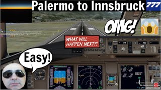 Palermo to Innsbruck, PMDG 777F [P3D] [VATSIM]