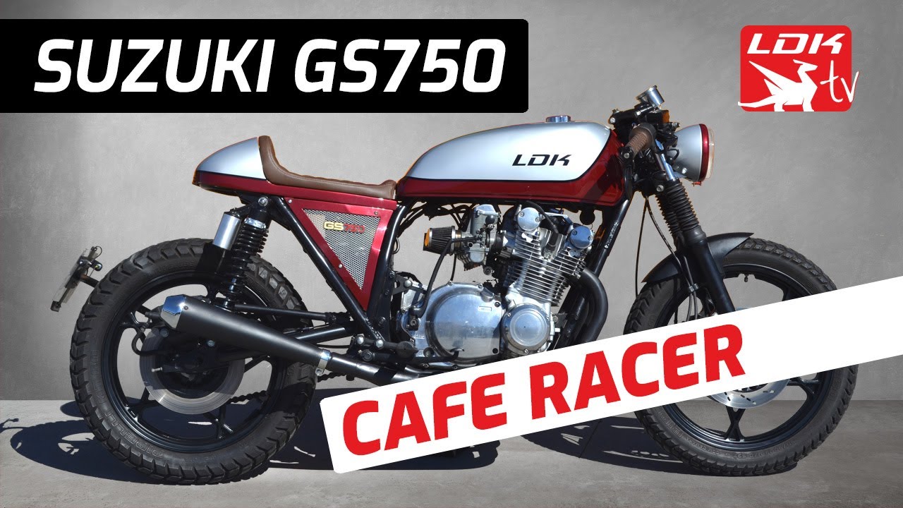 Suzuki GS 425  Full Time lapse Cafe Racer Build  YouTube