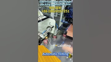 Automatic PVC Tape Single Shrink Wrapping Packing Machinery