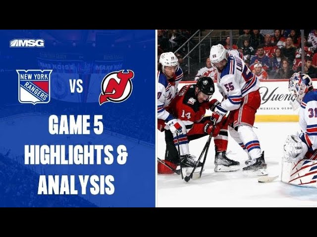 New Jersey Devils vs. New York Rangers, Game 5 