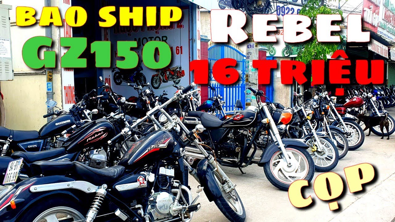 Kẹt vốn xả kho mô tô khủng 16tr GZ150 Rebel Custom125 đẹp nhức nách ở Ngọc Phụng