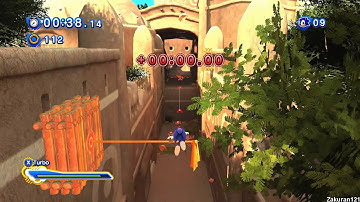 (OLD) Sonic Generations - Unleashed Project - Savannah Citadel Modern Speed run 1:34.96