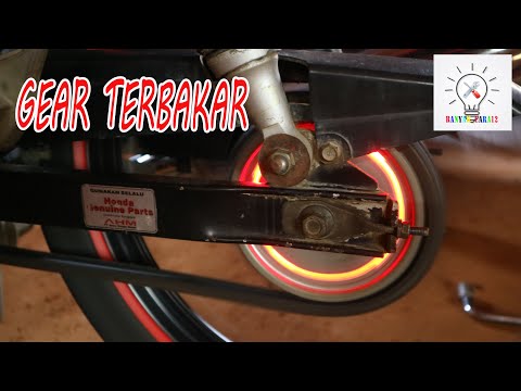 Cara Membuat "Gear seperti Terbakar " Sepedamotor.
