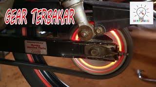 Cara Membuat &quot;Gear seperti Terbakar &quot; Sepedamotor.