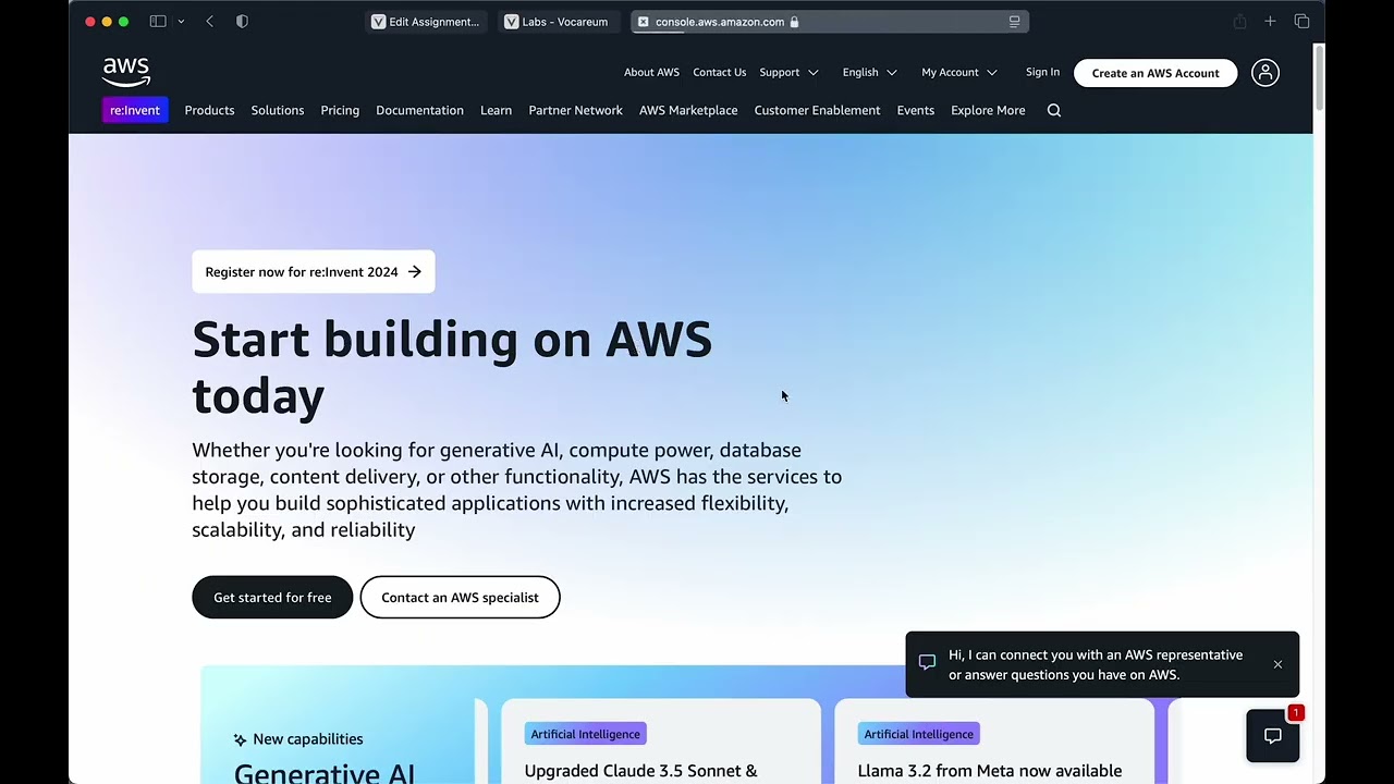 Vocareum AI Classroom