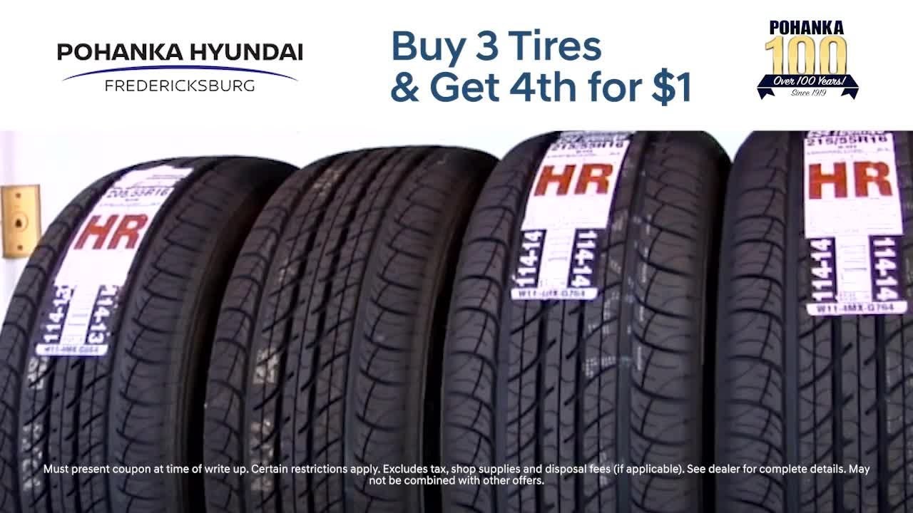 Pohanka Hyundai Fredericksburg Tire Special Fredericksburg VA YouTube