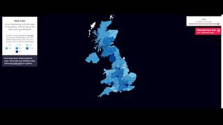 Spread of Coronavirus in UK over last 3 weeks Map