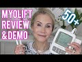 Myolift Mini Microcurrent Full Face and Neck Tutorial - Over 50