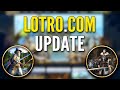 Official lotro website update  new lotrocom