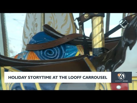 Holiday storytime at the Looff Carrousel