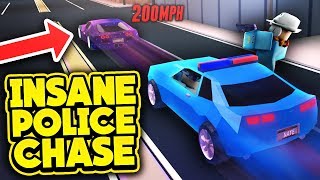Insane police chase! (roblox jailbreak)