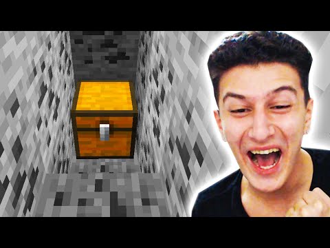 MADENDE GİZLİ SANDIK BULDUM 😱 Minecraft 6