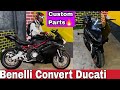 Benelli convert ducati 848 custom parts ll aj vlogs 46