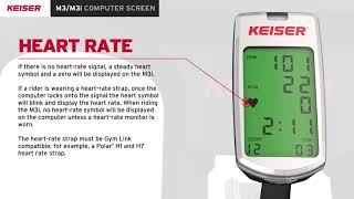 Keiser M3i/M3 Computer Display