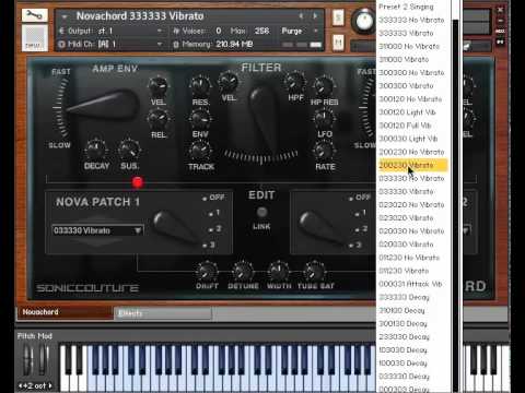 Soniccouture Vintage Synth Novachord Virtual Instrument