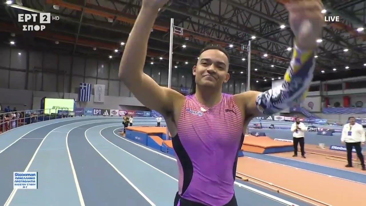 'Εδειξε τις προθέσεις του ο Εμμανουήλ Καραλής | Δοκίμασε να ξεπεράσει τα 6.30μ του Ντουπλάντις!