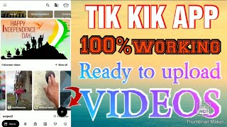 Tik Kik app all problems solved 100%working|Ready to upload videos|Tik kik app in telugu screenshot 5
