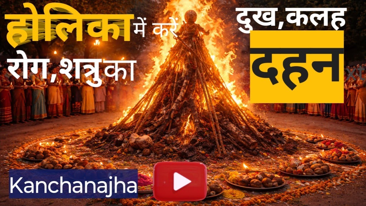 होलिका में करें दुख,कलह, रोग शत्रु का दहन/होलिका दहन के उपाय 