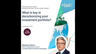 What is key in decarbonizing your investment portfolio