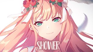 Video thumbnail of "Nightcore - Becky G - Shower (Lyrics)"