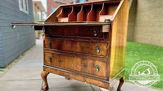 A Quick RESTORATION that took me forever! Satisfying Furniture RESTORATION Guide