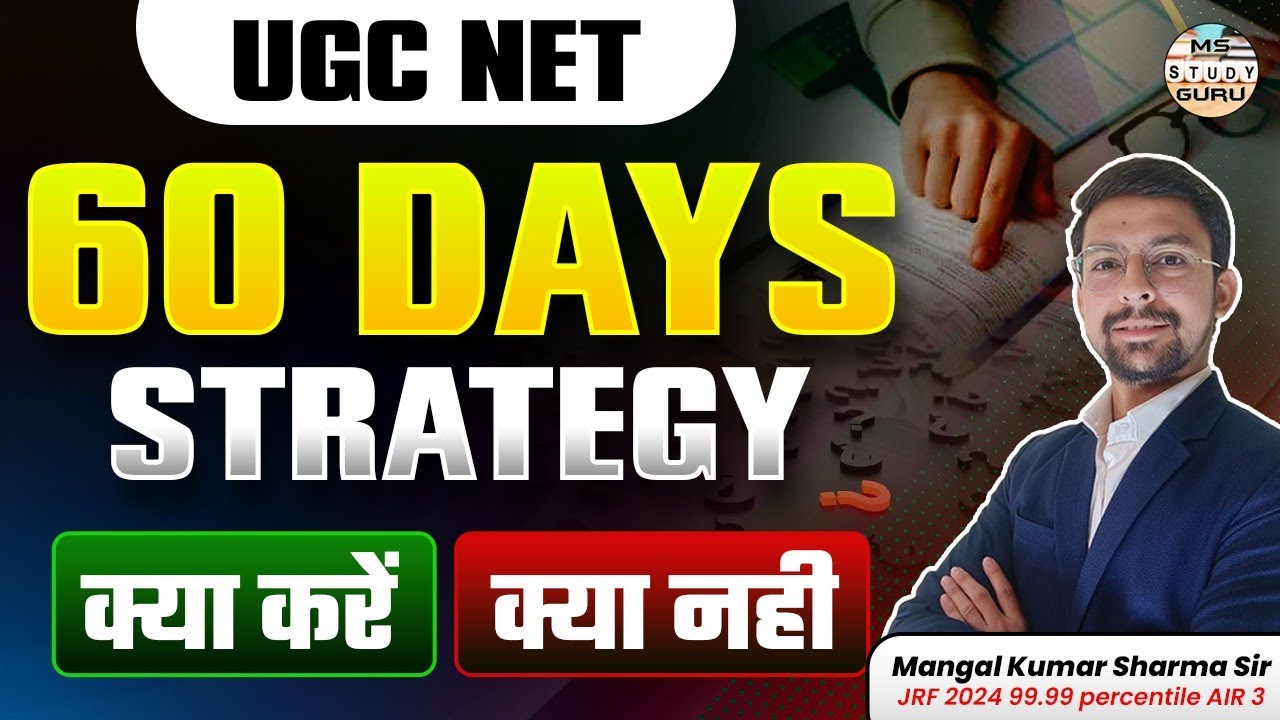 Ugc Net 60 Days Strategy | Preparation For Beginners | Application Form ...